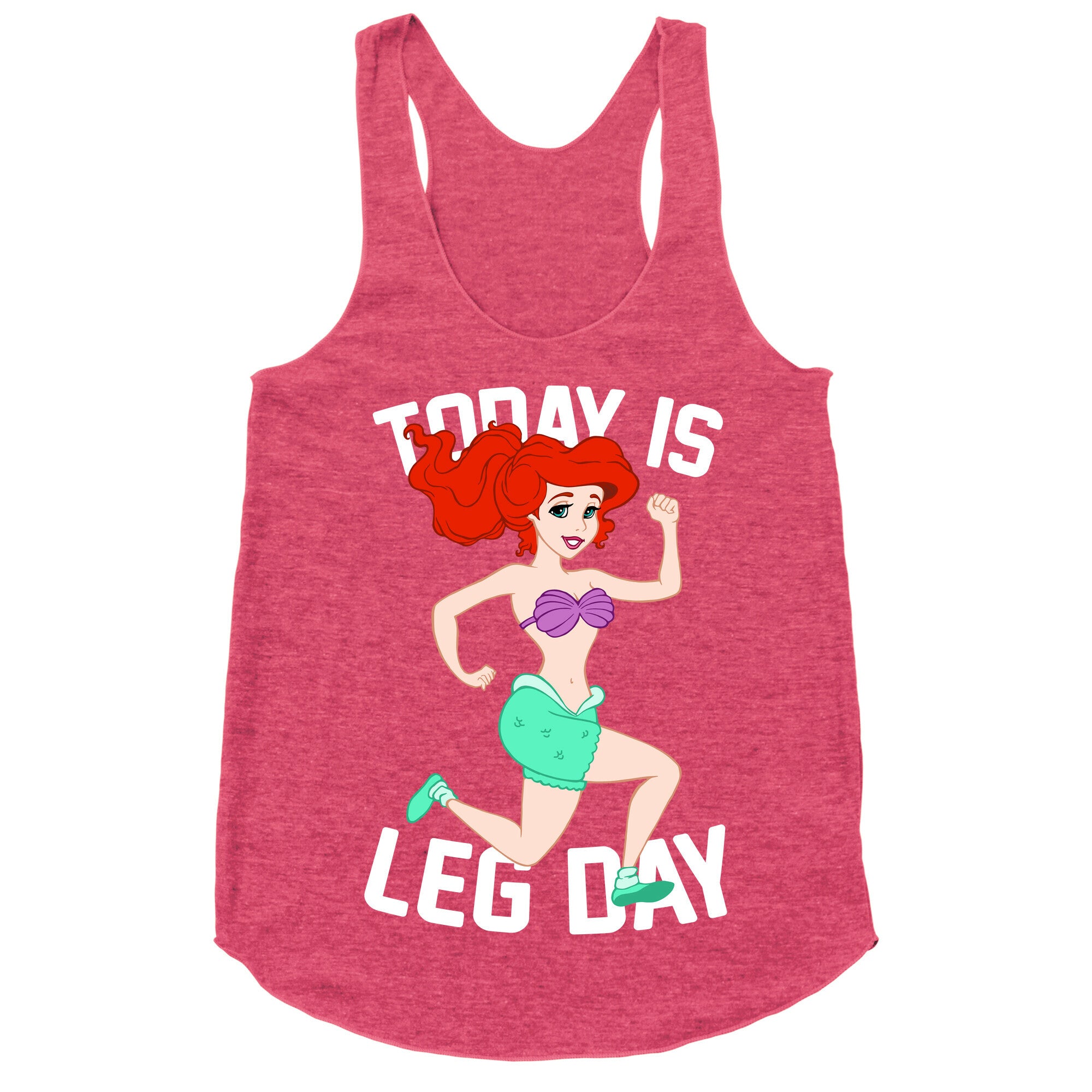 Today Is Leg Day Racerback Tank